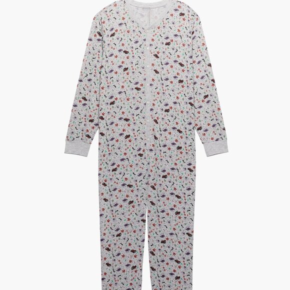 Savage X Fenty Mens Tis the Savage One-Piece Holiday Print Pajamas sz M NWT - Picture 6 of 9